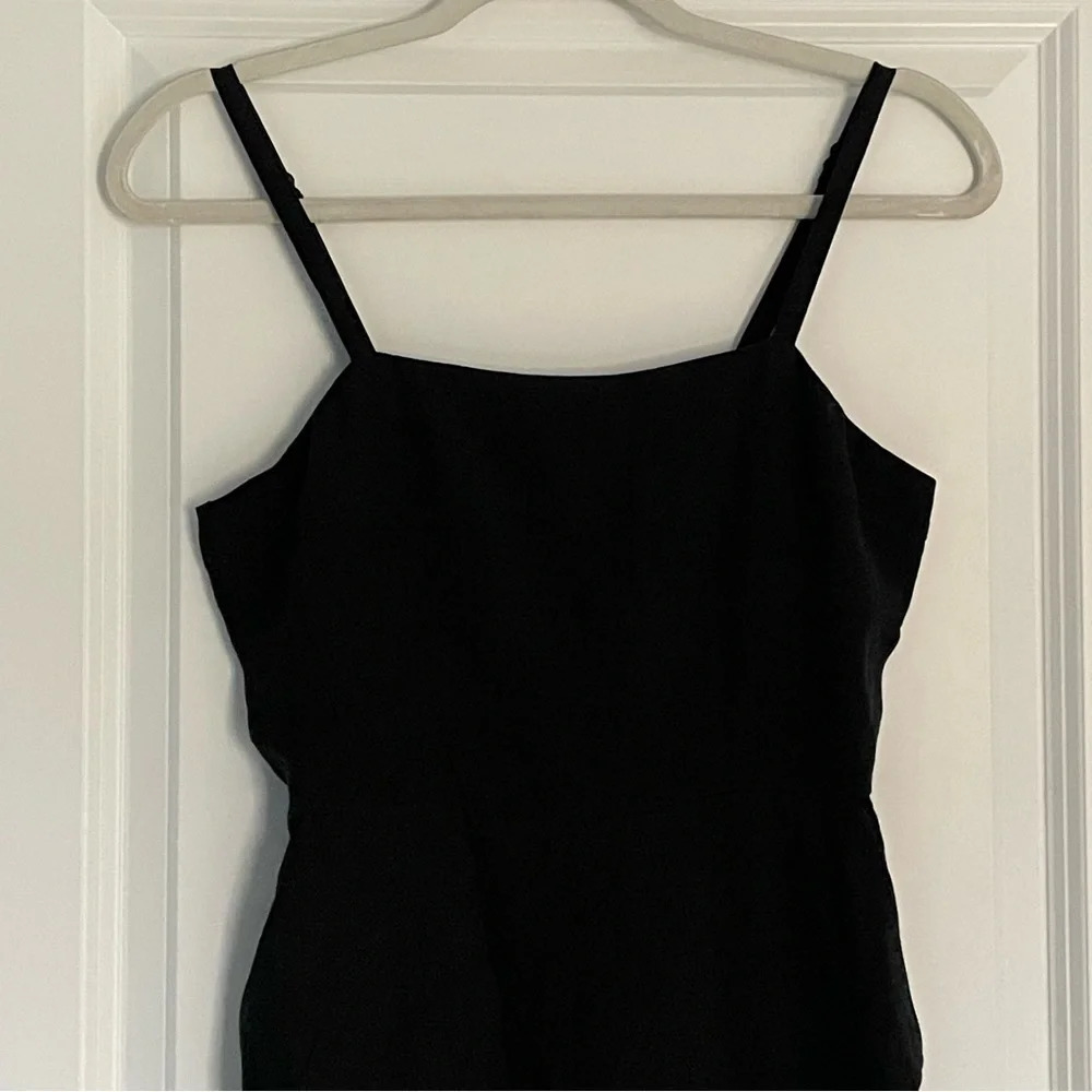 New! Madewell Square-Neck Wide-Leg Sleeveless Jumpsuit nwt 18947 - Picture 6 of 16